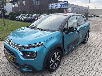Coche accidentado Citroën C3 1.2 AUTOMAAT SHINE 56266KM BOUWJAAR 2022  VASTE PRIJS 9750 EURO 2022/2