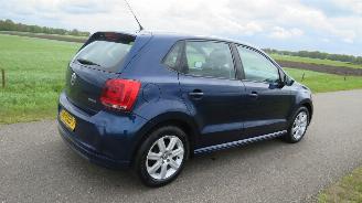 krockskadad bil auto Volkswagen Polo 1.2 TDi  5drs Comfort bleu Motion  Airco   [ parkeerschade achter bumper 2012/7