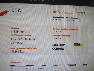 Toyota Verso S 1.3 VVT-I Automaat  150.000km nap Camera Navigatie Clima 2014 picture 6