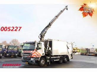 Schade vrachtwagen DAF  Faun Variopress II Hiab 211 BW-3 HiPro Kran Müllwagen 2014/3