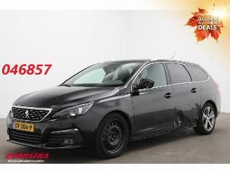 krockskadad bil auto Peugeot 308 SW 1.2 PT GT-line Pano Navi Clima Cruise Camera 74.860 km! 2019/4