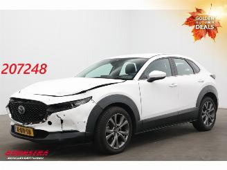 krockskadad bil auto Mazda CX-30 2.0 e-SkyActiv-G M Hybrid Comfort Leder ACC Memory LRHZ Camera 2021/2