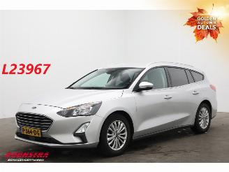 krockskadad bil auto Ford Focus 1.5 EcoBlue Titanium X Virtual Navi Clima Cruise Camera PDC AHK 2022/2