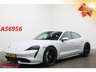 krockskadad bil auto Porsche Taycan Turbo 93 kWh Sport Chrono PDLS+ PASM PDCC Bose Memory Ventilatie 2020/12