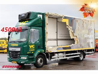 skadebil vrachtwagen DAF LF 210 FA LBW Carrier Transicold 2xCompartments 313.910 km! 2016/2