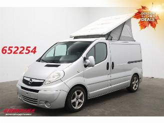 krockskadad bil camper Opel Vivaro 2.0 LPG Aufstelldach / Hefdak Airco PDC AHK camper 2008/5