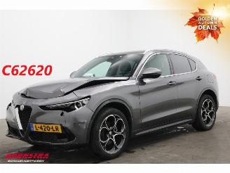 Coche accidentado Alfa Romeo Stelvio 2.0 T AWD Super BiXenon ACC LRHZ Leder Memory Camera SHZ 2019/7