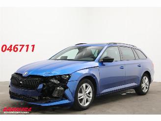 krockskadad bil auto Skoda Superb Combi 2.0 TSI 280 PK 4x4 Sportline Pano LED ACC Memory LRHZ 50.618 km! 2023/5