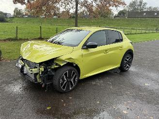 krockskadad bil auto Peugeot 208 1.2 Puretech 100 GT 2024/1