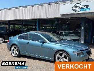 Unfallwagen BMW 6-serie 630i Pano Navi HUD Climate Cruise PDC 2004/6