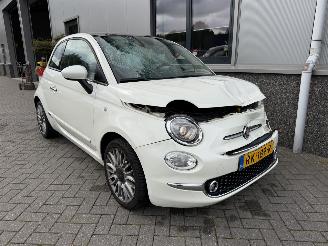 krockskadad bil auto Fiat 500 0.9 TwinAir Turbo Lounge 2018/1