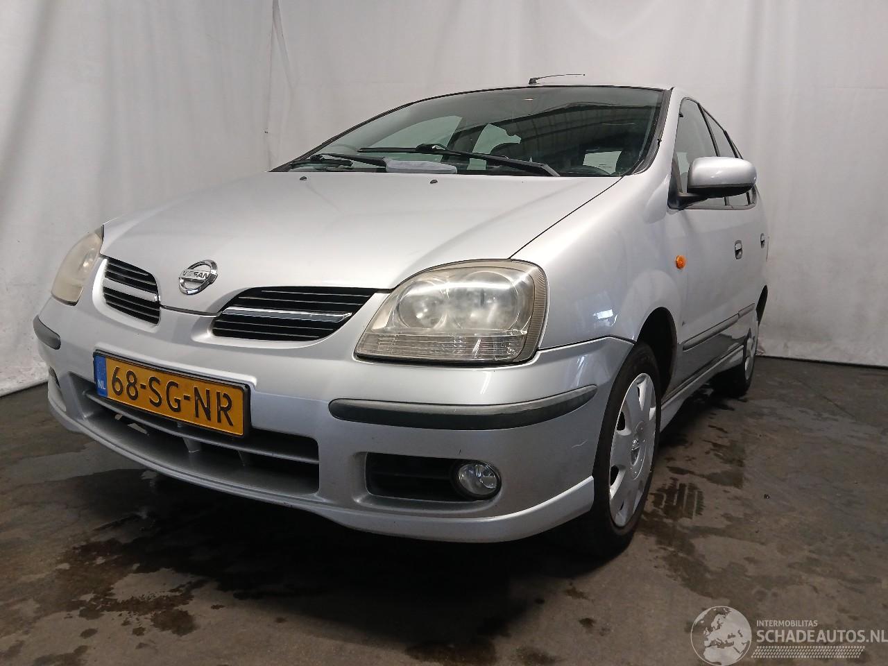 Nissan Almera Almera Tino (V10M) MPV 1.8 16V (QG18DE) [85kW]  (12-2002/02-2006)