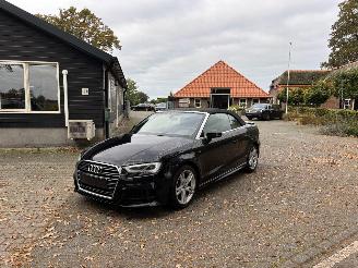krockskadad bil auto Audi A3 CABRIO S-LINE 2.0 AUTOMAAT NAVI CLIMA PDC LED B.J 2020 2020/6