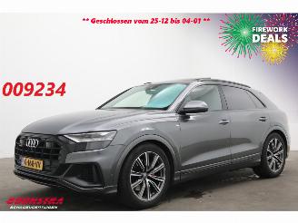 Voiture accidenté Audi Q8 55 TFSI Quattro S-Line Pano LED ACC HUD Memory 360° Lucht 2019/10
