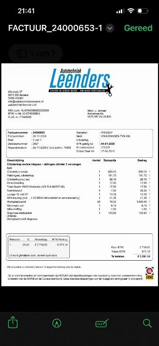 Volkswagen Tiguan 1.4 TSI SPORT EN STYLE 110KW 150PK picture 32