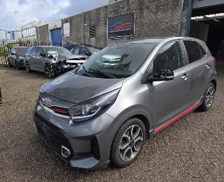 Damaged car Kia Picanto 1.2 GT-Line Led CarPlay-Navi Camera Leder Ecc Acc 62KW/84PK 2022/9