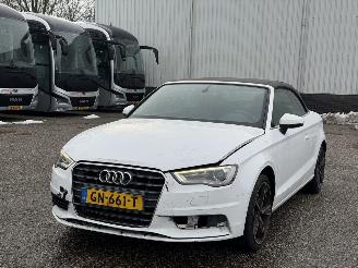 damaged passenger cars Audi A3 CABRIOLET 1.4 TFSI S-LINE LED/LEER 2015/8