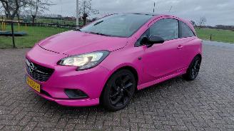 Damaged car Opel Corsa 1.0i turbo  90pk airco navi 2017/8
