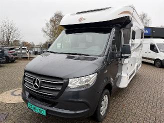 Vaurioauto  passenger cars Mercedes Sprinter Camper Bürstner T 690 G  Harmony-Line Automaat 170 Pk 2023/7