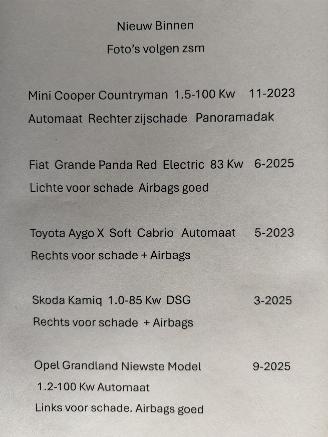 Coche accidentado Mini Countryman  2023/11