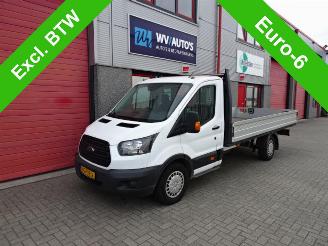 krockskadad bil bedrijf Ford Transit 350 2.0 TDCI L4H1 Ambiente openlaadbak 3 zits 2017/6