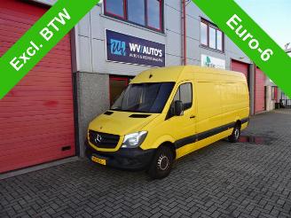 krockskadad bil bedrijf Mercedes Sprinter 310 2.2 CDI 432L HD maxi airco automaat euro 6 2013/12