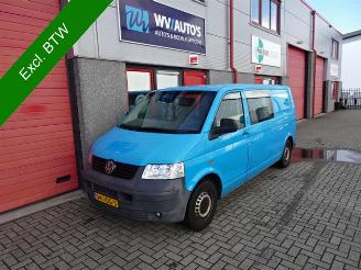skadebil auto Volkswagen Transporter 2.5 TDI 340 Budgetline DC airco 2007/1