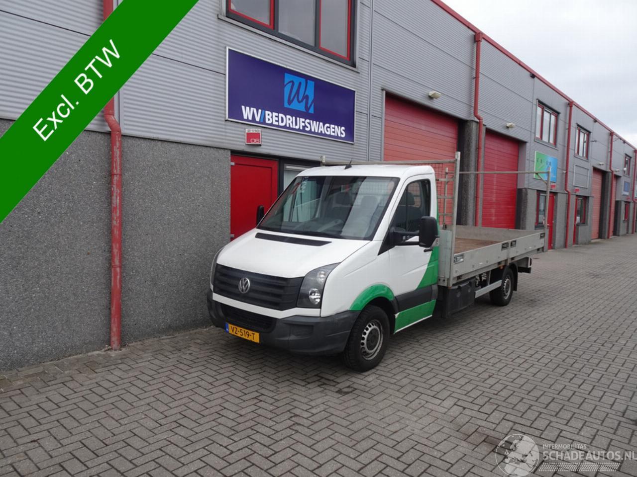 Volkswagen Crafter 50 2.0 TDI L3H1 openlaadbak 3 zits airco 3500 kg trekhaak gewicht