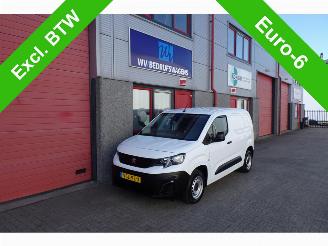 Gebrauchtwagen Van Peugeot Partner 1.5 BlueHDI Premium met achterklep airco 2020/10