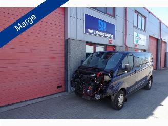 krockskadad bil bedrijf Ford Transit Custom 290 2.2 TDCI L2H1 Trend DC 6 zitter airco 2013/9