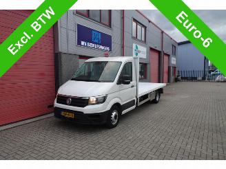krockskadad bil bedrijf Volkswagen Crafter 50 2.0 TDI L4 DL Trendline plato airco cruis 185348 km !!!!!!!!!!!!! 2020/7
