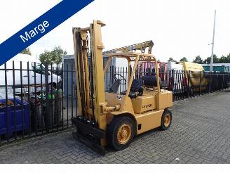 occasione macchinari Hyster  h 80 e vork heftruck met lange vaste lepels 1985