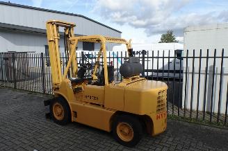 Hyster  h 80 e vork heftruck met lange vaste lepels picture 2