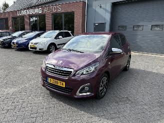 uszkodzony samochody osobowe Peugeot 108 1.0 e-VTi Première  NAVIGATIE CLIMA Hatchback 5-dr. 2015/1