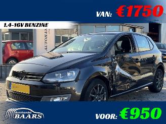 skadebil auto Volkswagen Polo 1.4-16V Comfortline 2010/12