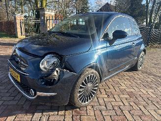 uszkodzony samochody osobowe Fiat 500 1.2 Lounge 2017/7