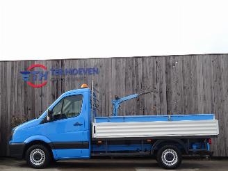 uszkodzony samochody osobowe Volkswagen Crafter 2.0 TDi Open Laadbak Kraan Airco Cruise 120KW Euro 5 2013/10