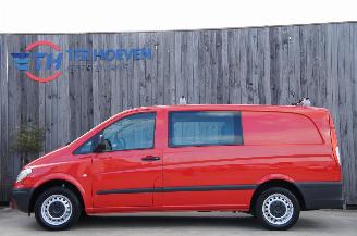 Schadeauto Mercedes Vito 111 CDi Lang Dubbele Cabine Klima 5-Persoons Trekhaak 85KW Euro 4 2009/4