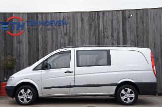 Vaurioauto  passenger cars Mercedes Vito 109 CDi Lang Dubbele Cabine Cruise Leder Trekhaak 65KW 2004/6