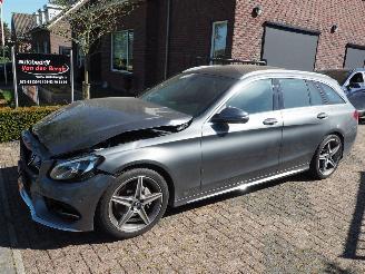 damaged passenger cars Mercedes C-klasse 180 AMG Line Business Solution 2017/4