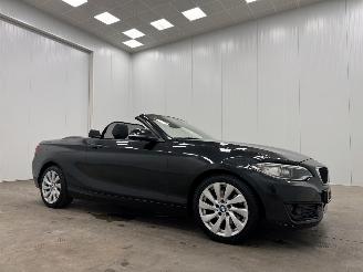 Damaged car BMW 2-serie Cabrio 220d Autom. M-sport Navi Clima 2015/4
