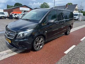 krockskadad bil bedrijf Mercedes Vito 114 CDI LANG AUTOMAAT AIRCO KLIMA EURO6 2017/6