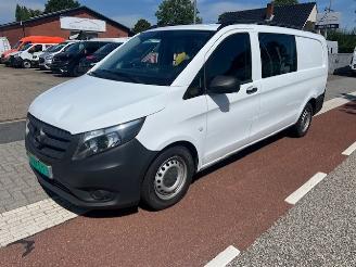 krockskadad bil bedrijf Mercedes Vito 114 2.2 CDI 100KW DC 5P LANG AIRCO KLIMA EURO6 2016/12