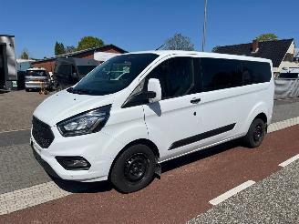 krockskadad bil bedrijf Ford Transit Custom 2.0 TDCI 95KW DC L2H1 LANG AIRCO KLIMA EURO6 2023/2