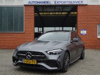 Damaged car Mercedes C-klasse Estate 200 AMG Line Hybride 205pk, Panorama, Leer 2023/3