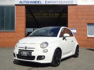 Schadeauto Fiat 500 Cabrio, Airco, Half leer, Euro6 2014/6