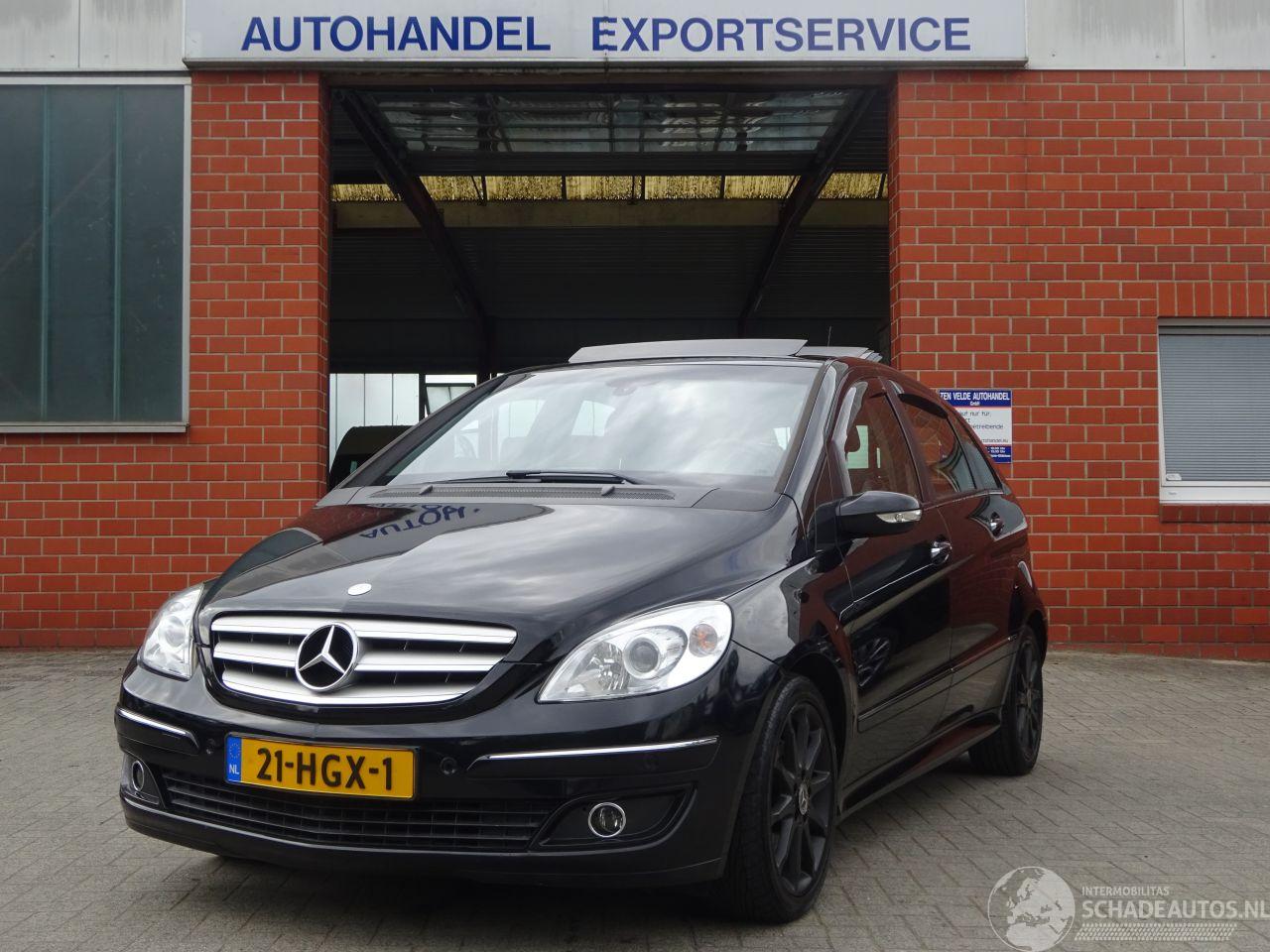 Mercedes B-klasse B 200 Turbo 142kw Automaat, Schuifdak, Leer, Airco, Cruise