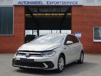 Voiture accidenté Volkswagen Polo R-Line 1.0 TSI 70kw Euro6-e , Navi-MMS, Cruise, Airco, 2024/9