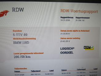 BMW 1-serie 118 Diesel 143pk 6 Bak Navigatie Airco 2014  [ Model 2015  [parelmoer picture 6