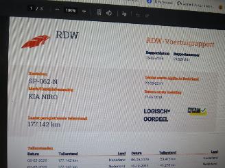 Kia Niro 1.6 GDi Automaat  Hybride elektrisch/ benzine Dynamicline 2018 leer camera Navigatie picture 12
